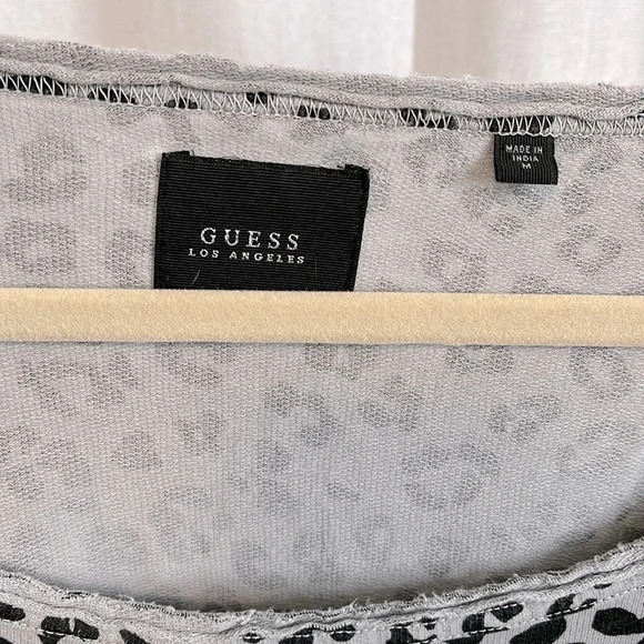 GUESS 100% Cotton Off The Shoulder Top, Size M - Picture 2 of 10